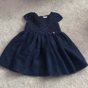 Navy Blue Baby Girl Dress